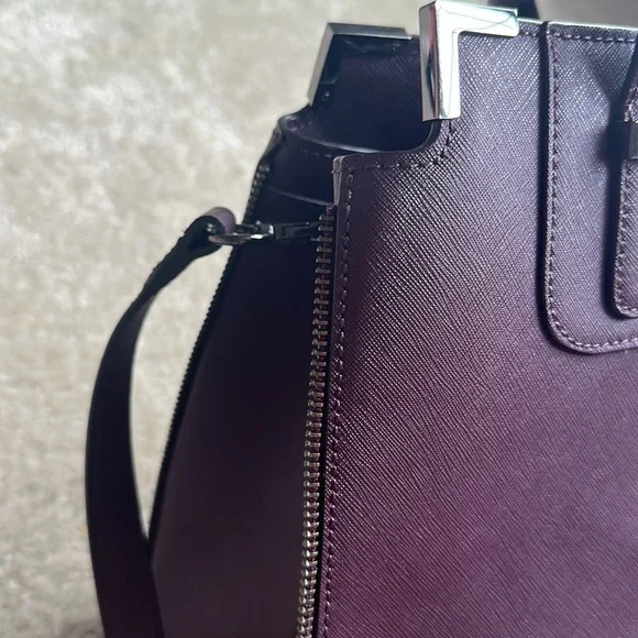 Rebecca Minkoff Amorous Satchel in Dark Cherry - Picture 10 of 11